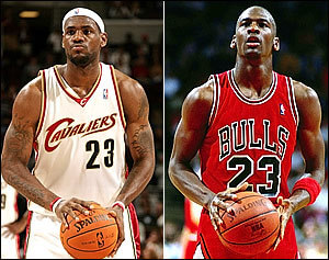 Most iconic NBA numbers: #23 – Michael Jordan and LeBron James
