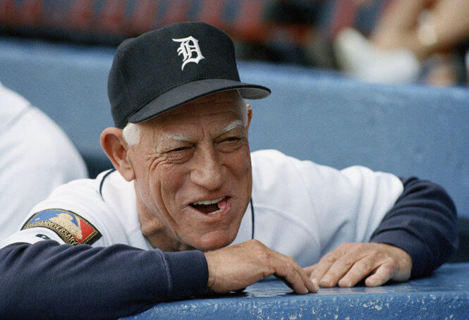 Rare Video of Sparky Anderson during Kirk Gibson's 1984 World
