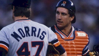 Detroit Tigers Hall of Fame pitcher Jack Morris' number retired