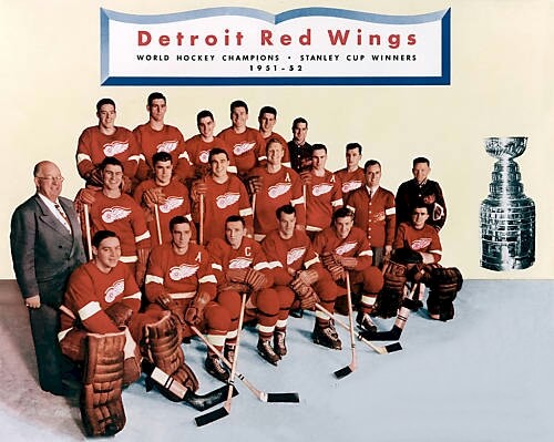 1951-52 Stanley Cup Champions: The greatest team in Red Wings' history -  Vintage Detroit Collection