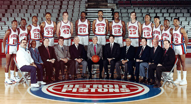 Detroit Pistons - The 25-1 run from the 1989-90 squad was