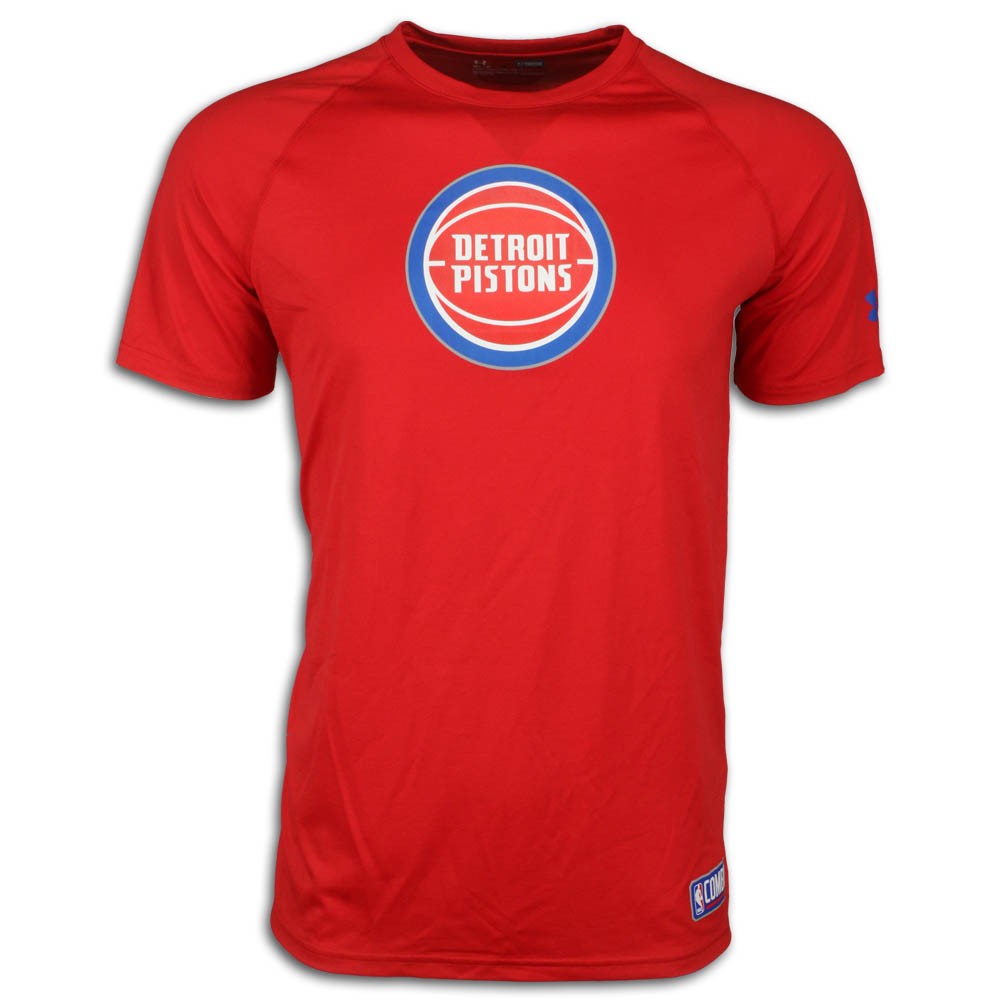 Detroit Pistons Combine Red Logo Core Tech T-Shirt - Vintage Detroit  Collection