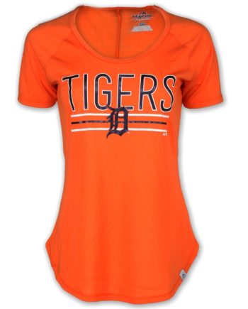 Women's Navy Detroit Tigers Plus Size Pricepoint V-Neck T-Shirt