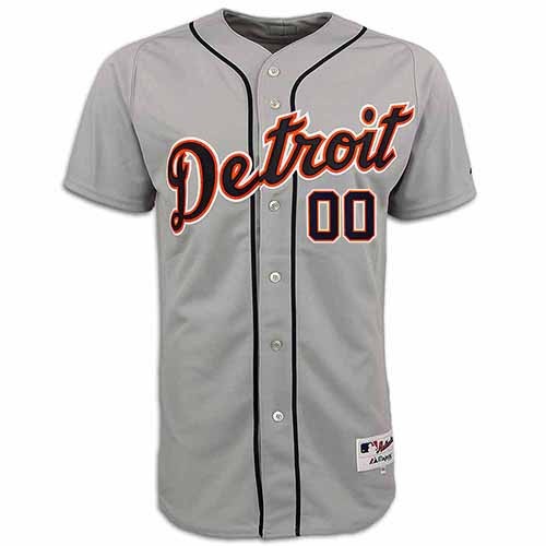 Detroit Tigers 2015 Men's Road Authentic Jersey - Vintage Detroit Collection