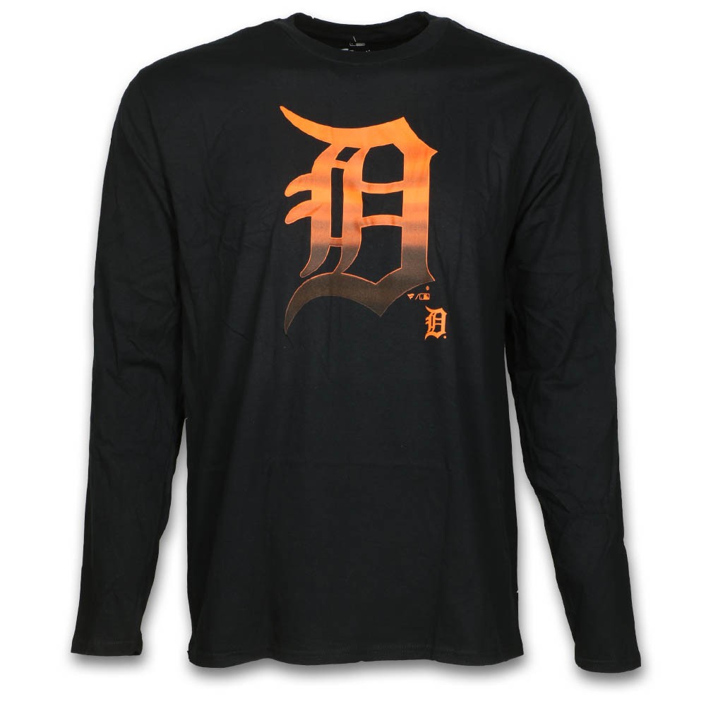 Detroit Tigers Midnight Mascot Men's Long-Sleeve T-Shirt - Vintage Detroit  Collection