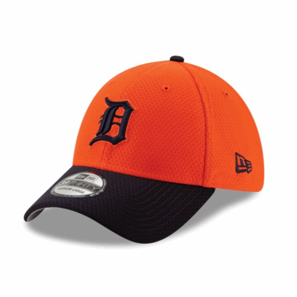 Detroit Tigers 39THIRTY Batting 2019 Practice Road Cap Vintage Collection Flexfit - Detroit