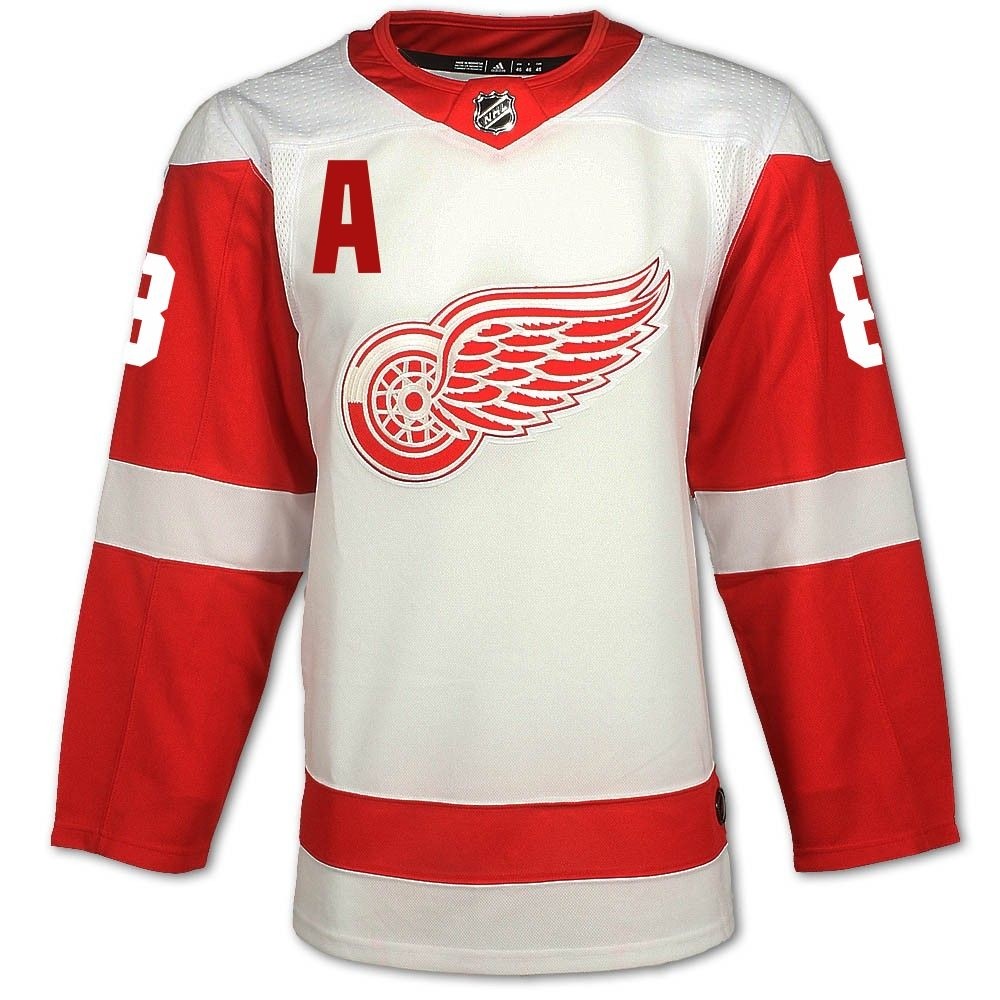 Justin Abdelkader #8 A Detroit Red Wings Adidas Road Primegreen Authentic  Jersey - Vintage Detroit Collection