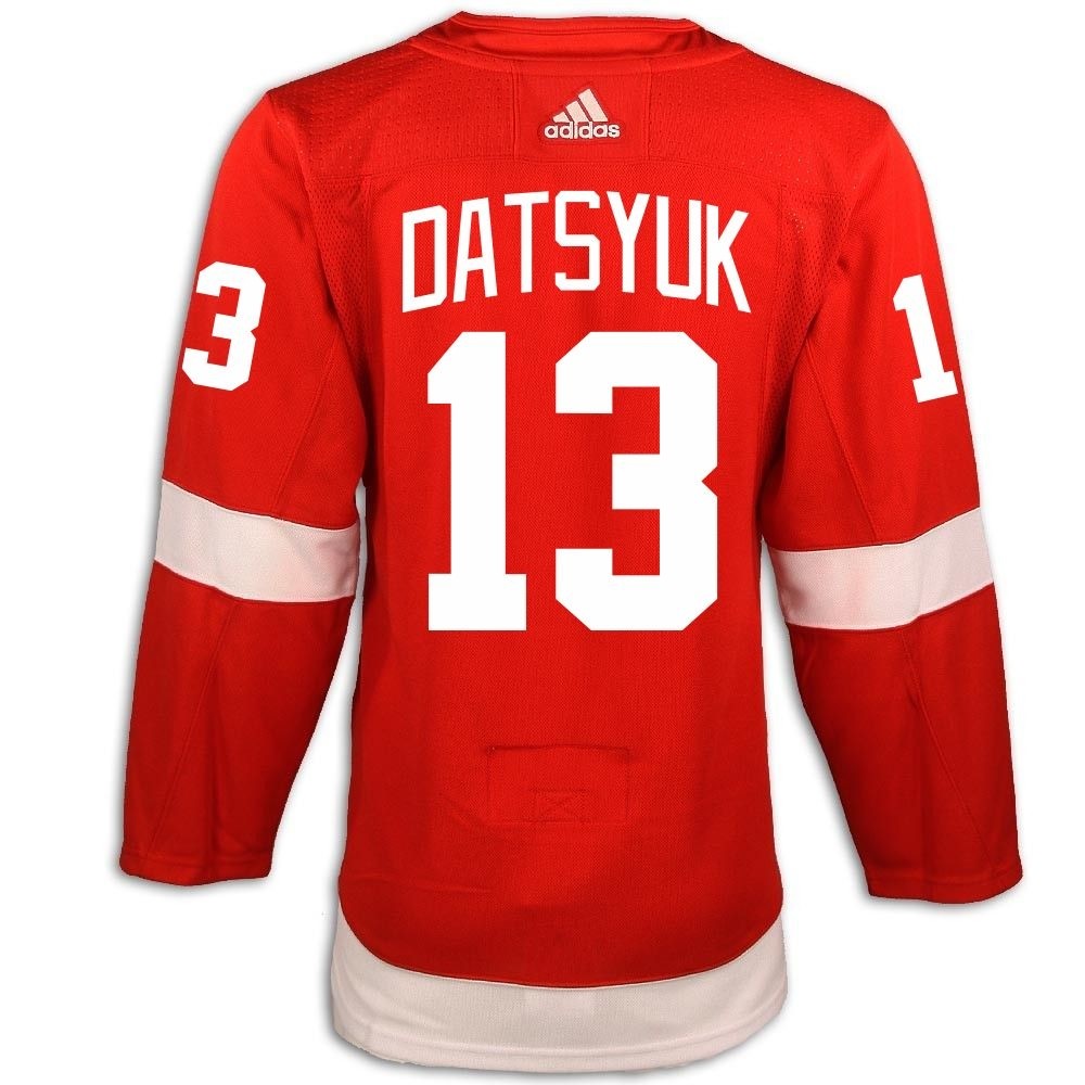 Pavel Datsyuk #13 A Detroit Red Wings Adidas Home Primegreen Authentic  Jersey - Vintage Detroit Collection