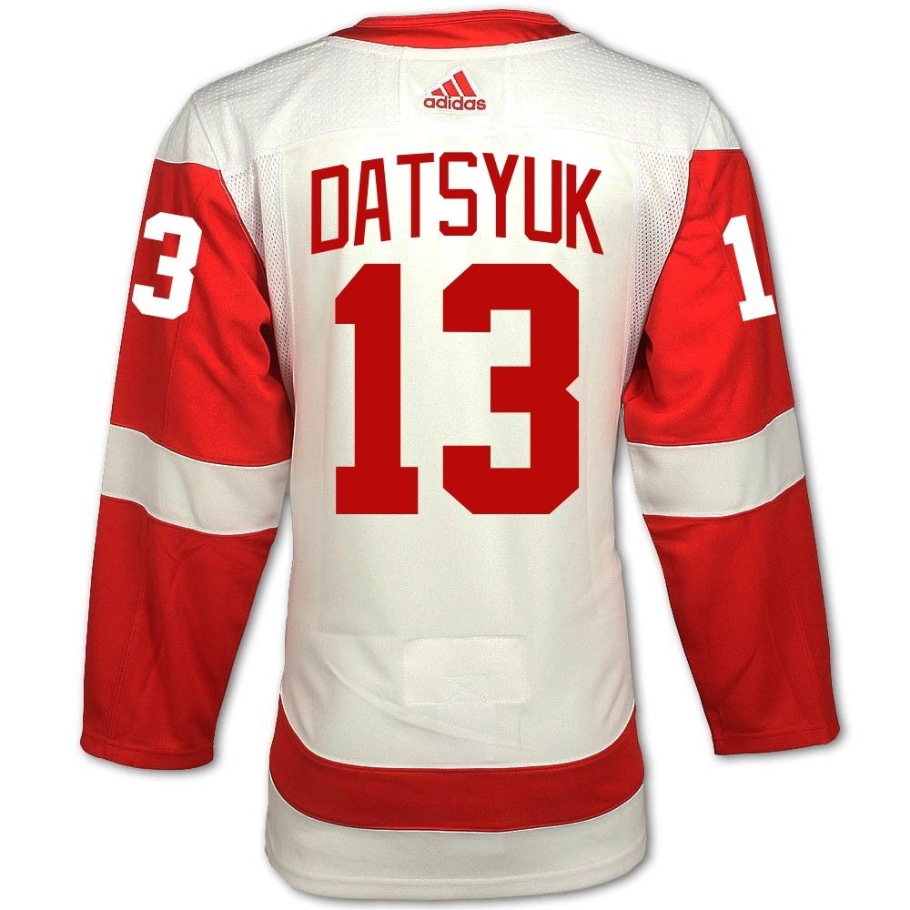 Pavel Datsyuk #13 A Detroit Red Wings Adidas Road Primegreen Authentic  Jersey - Vintage Detroit Collection
