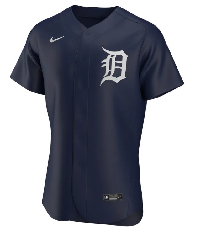 Detroit Tigers Nike Men's Alternate Replica Jersey - Vintage