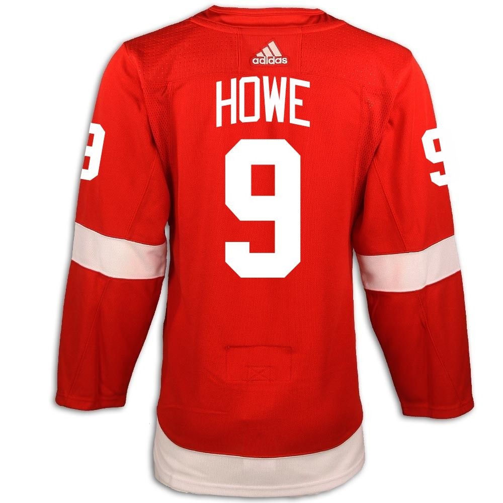 Gordie Howe #9 Detroit Red Wings Adidas Home Primegreen Authentic Jersey -  Vintage Detroit Collection