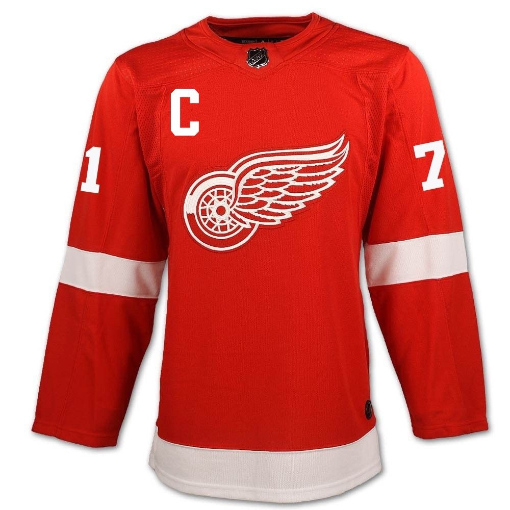 Dylan Larkin #71 C Detroit Red Wings Adidas Home Primegreen Authentic Jersey  - Vintage Detroit Collection
