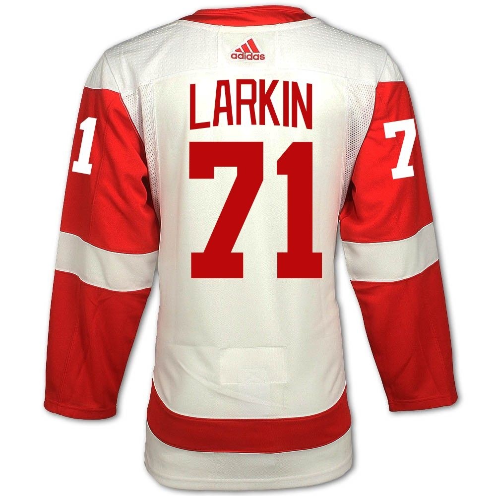 Dylan Larkin #71 C Detroit Red Wings Adidas Road Primegreen Authentic Jersey  - Vintage Detroit Collection