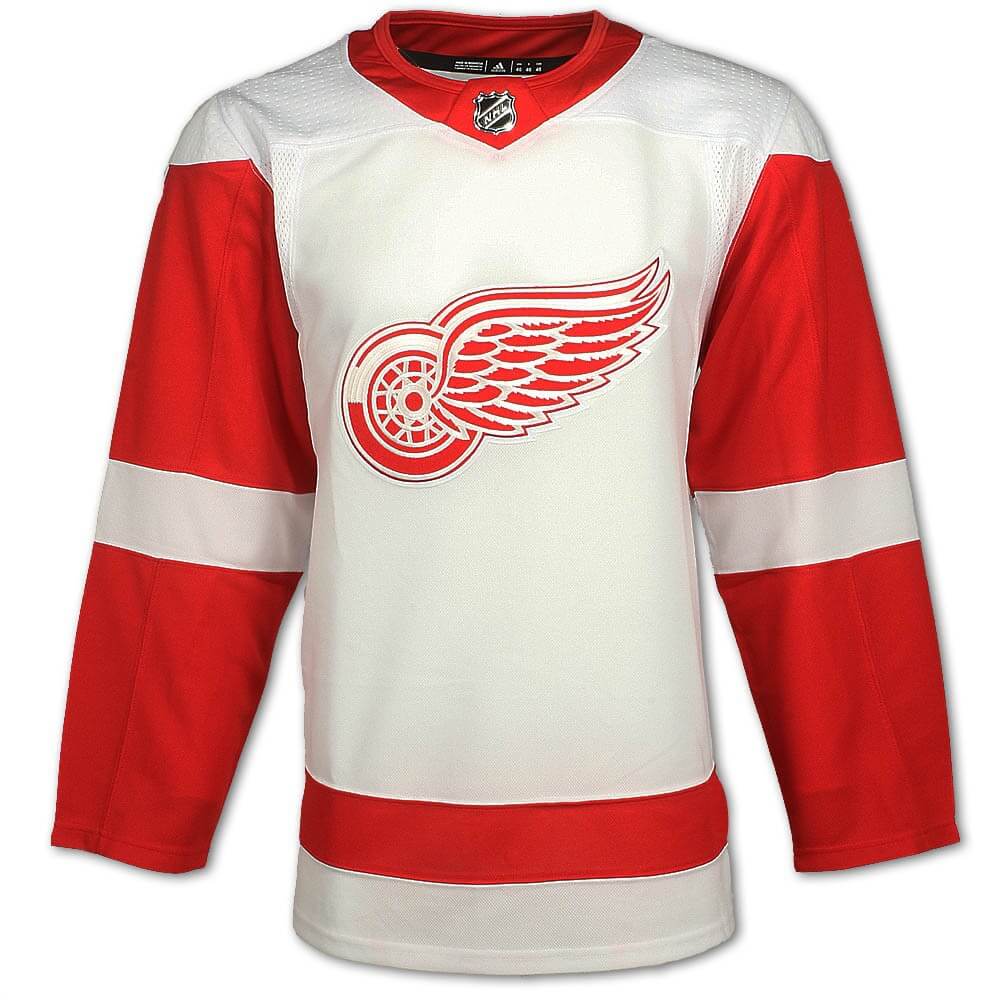 Detroit Red Wings Adidas Road Primegreen Authentic Jersey - Vintage Detroit  Collection