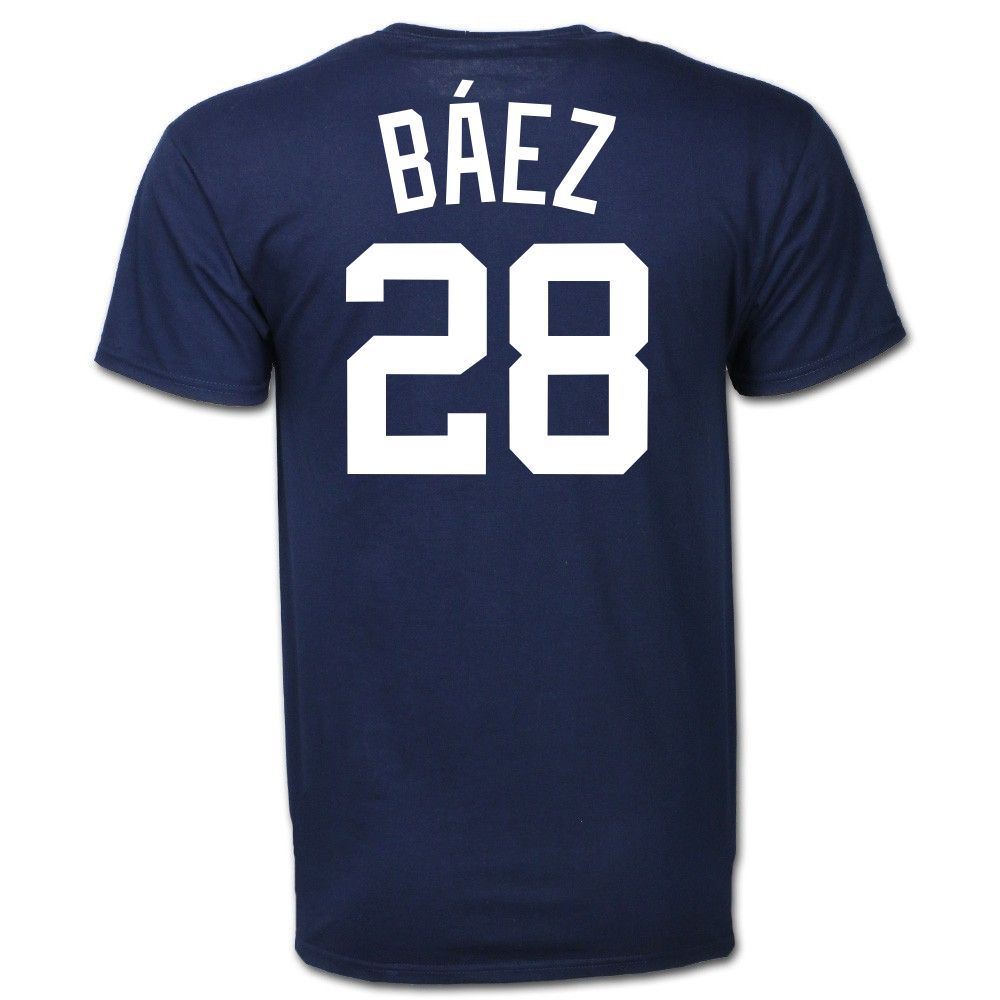 Javi Baez #28 Detroit Tigers Home Wordmark T-Shirt - Vintage Detroit  Collection