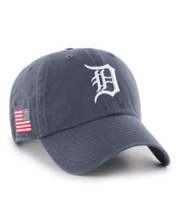 Detroit Tigers 47 Brand MVP Mesh Adjustable Vintage Navy Hat