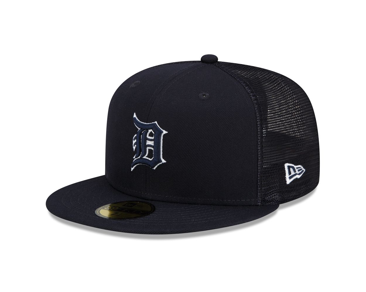 Detroit Tigers Black on Black 59FIFTY Men's Fitted Cap by Vintage Detroit Collection