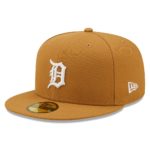 Men's Detroit Tigers New Era Tan Wheat 59FIFTY Fitted Hat