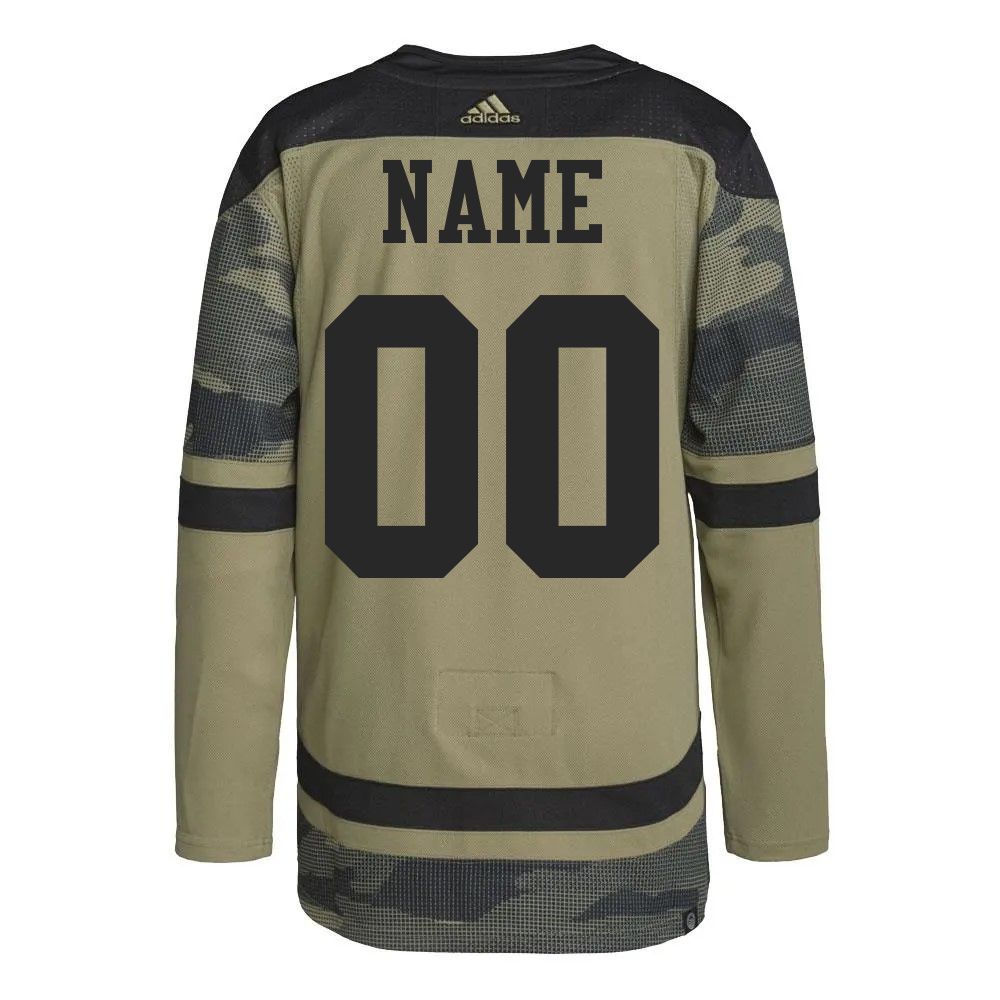 NHL Detroit Red Wings Custom Name Number Military Jersey Camo Fleece Oodie