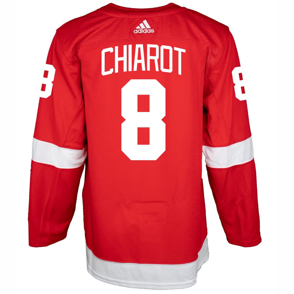 Ben Chiarot #8 A Detroit Red Wings Adidas Home Primegreen Authentic Jersey  - Vintage Detroit Collection