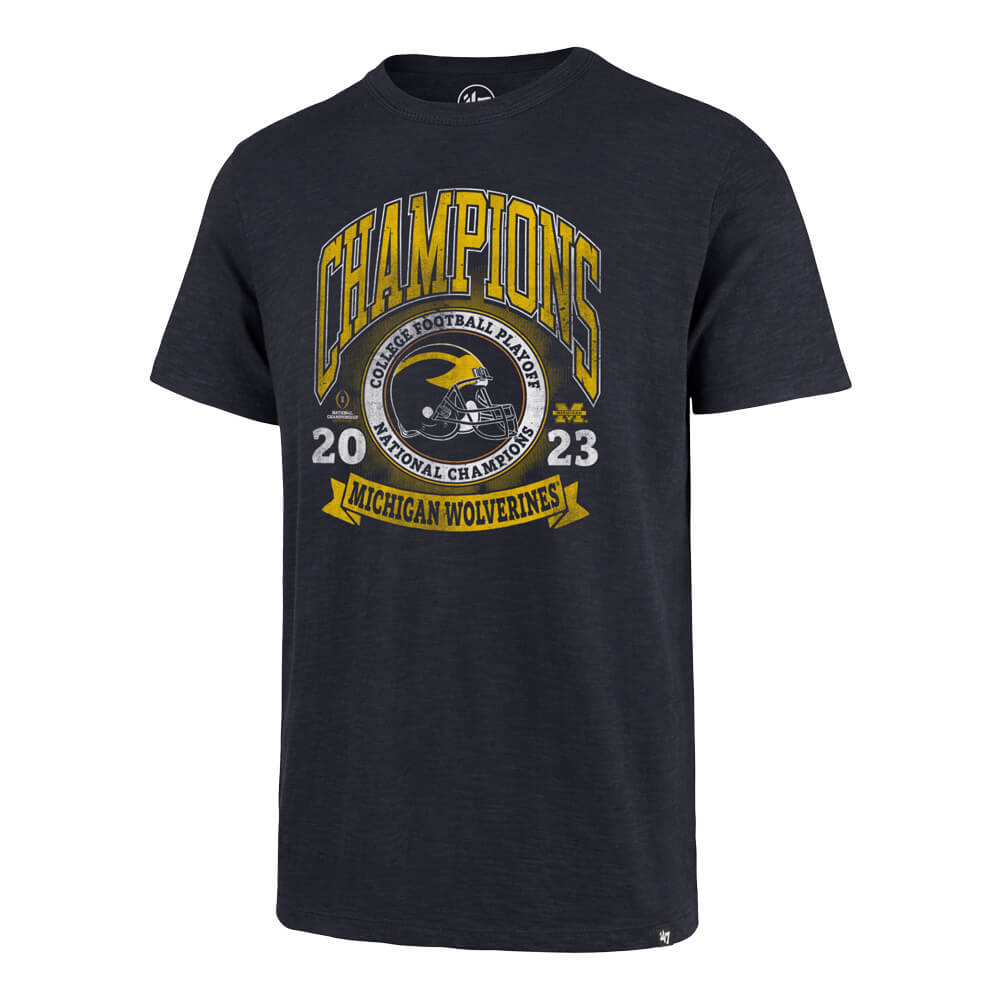 University of Michigan Men's National Champs T-Shirt - Vintage Detroit ...